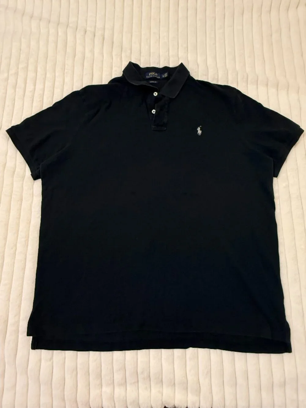 Polo Ralph Lauren Men’s XL Black Classic Fit Pony Logo Polo Shirt